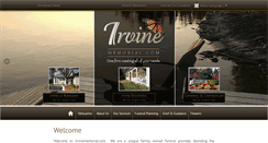 Desktop Screenshot of irvinememorial.com
